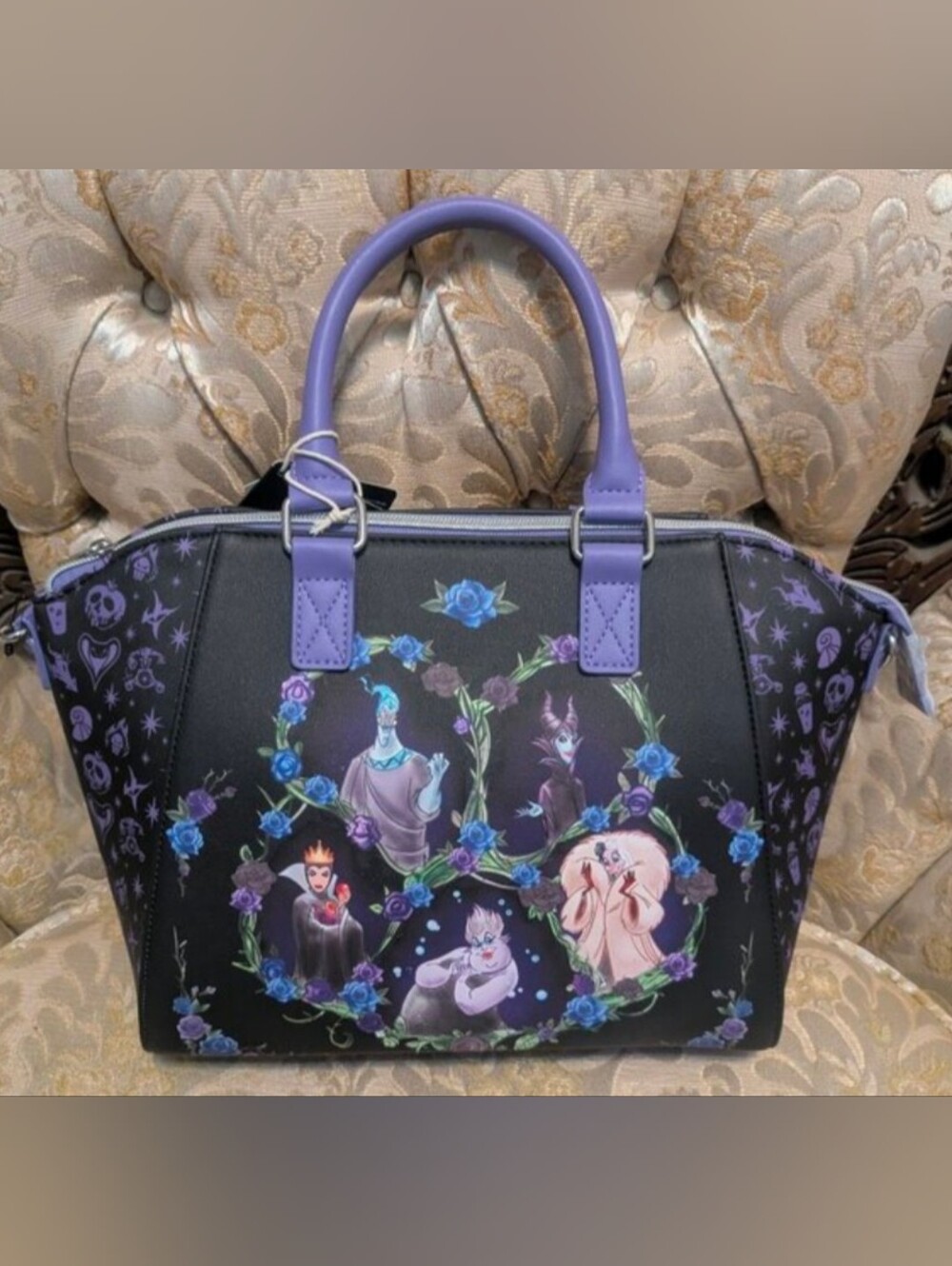Loungefly Disney Villains Satchel Purse